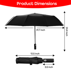 Prime Pick Compact Travel Umbrella With Torch