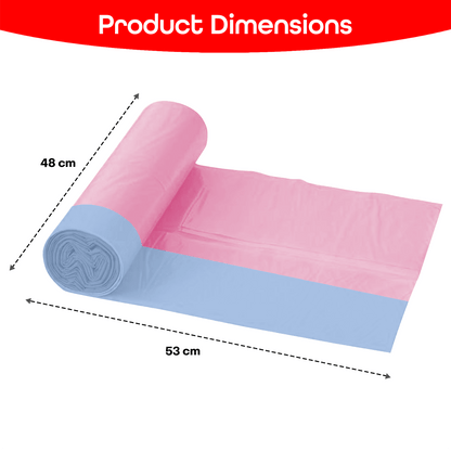 Prime Pick Drawstring Garbage Trash Bags (5 Rols In Each Pack)