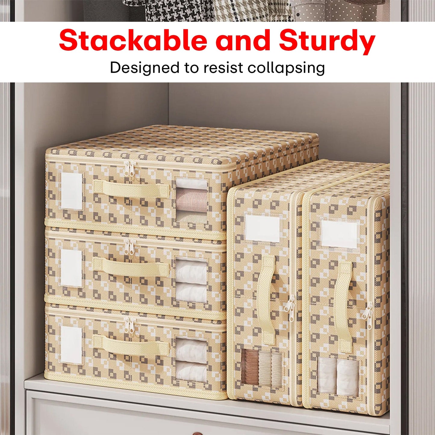 Prime Pick Non-Woven Wardrobe Cloth Organizer