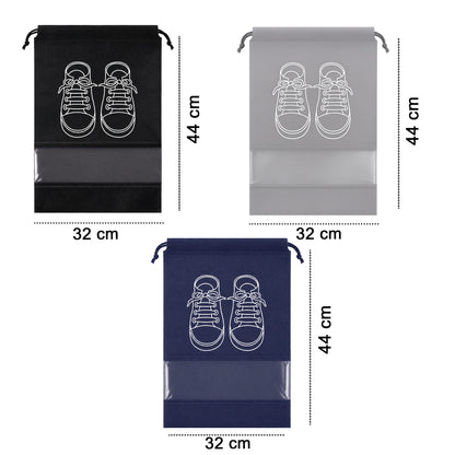Prime Pick Shoe Travel Bag Set of 6 – Waterproof Dustproof Portable Shoe Organizer Pouches for Travel & Storage