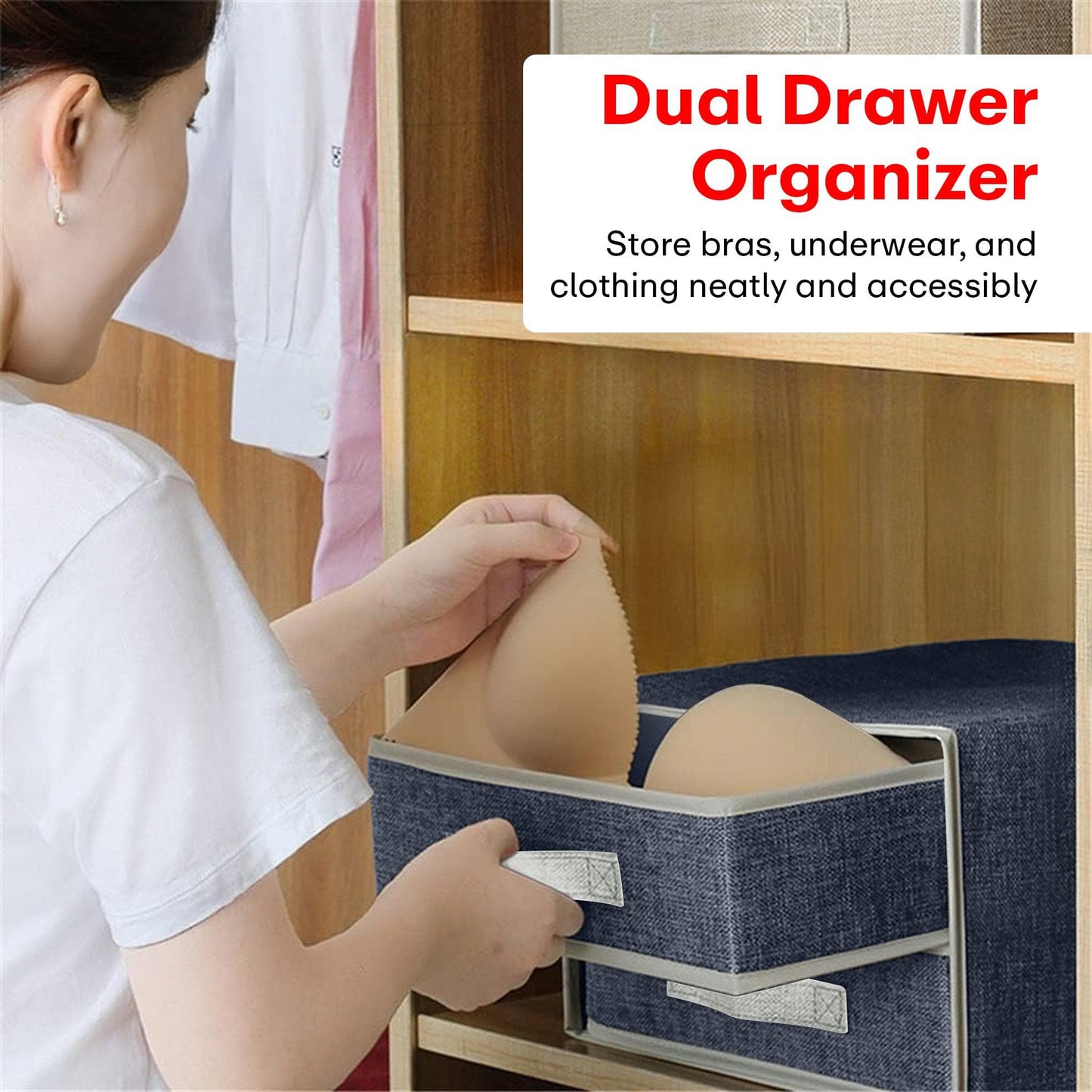 Prime Pick 2 Drawers Jumbo Storage Box