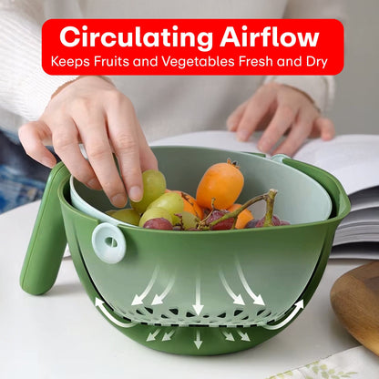 Prime Pick Vegetable/Fruit/Rice Wash Drain Basket – 2000ml