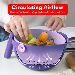 Prime Pick Vegetable/Fruit/Rice Wash Drain Basket – 2000ml