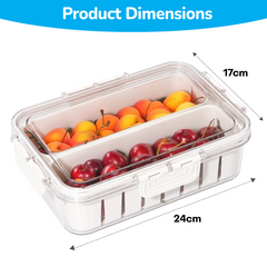 Prime Pick 2 Devider Strainer Organizer