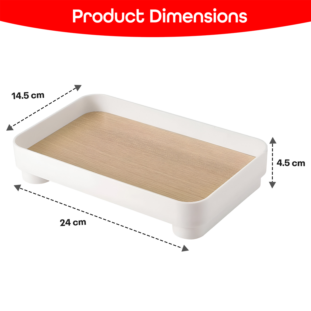 WOODEN SQUARE TRAY