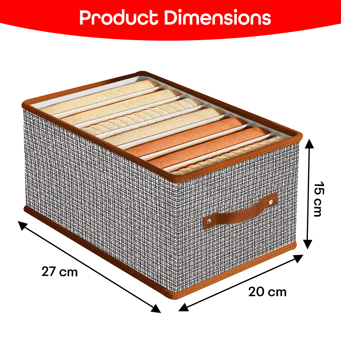 Prime Pick 7-Layer Foldable Cloth Organizer With Metal Frame