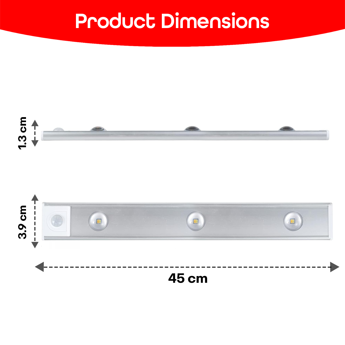 Prime Pick Acrylonitrile Butadiene Styrene Cabinet Light