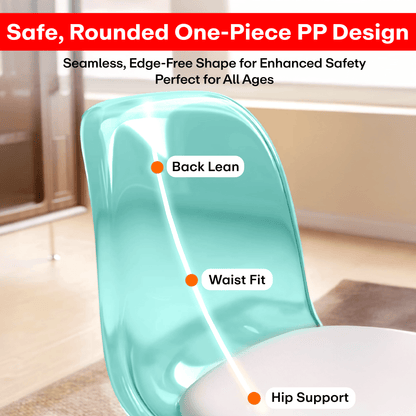 Prime Pick Acrylic 360° Rotatable Transparent Chair For Kids