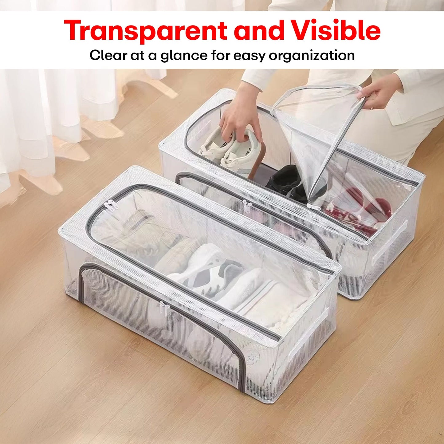 Prime Pick Shoes Storage Organizer Large
