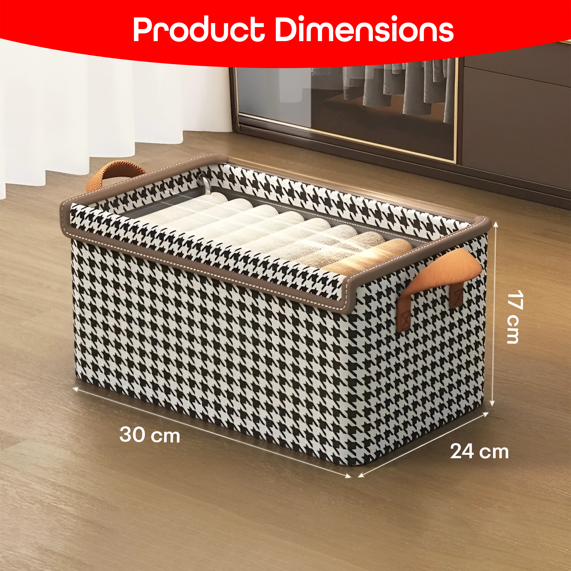 Prime Pick XL Cloth Organizer with Lid