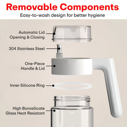 Prime Pick 700ml Oil Bottle – Auto-Open Lid