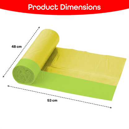 Prime Pick Drawstring Garbage Trash Bags (5 Rols In Each Pack)