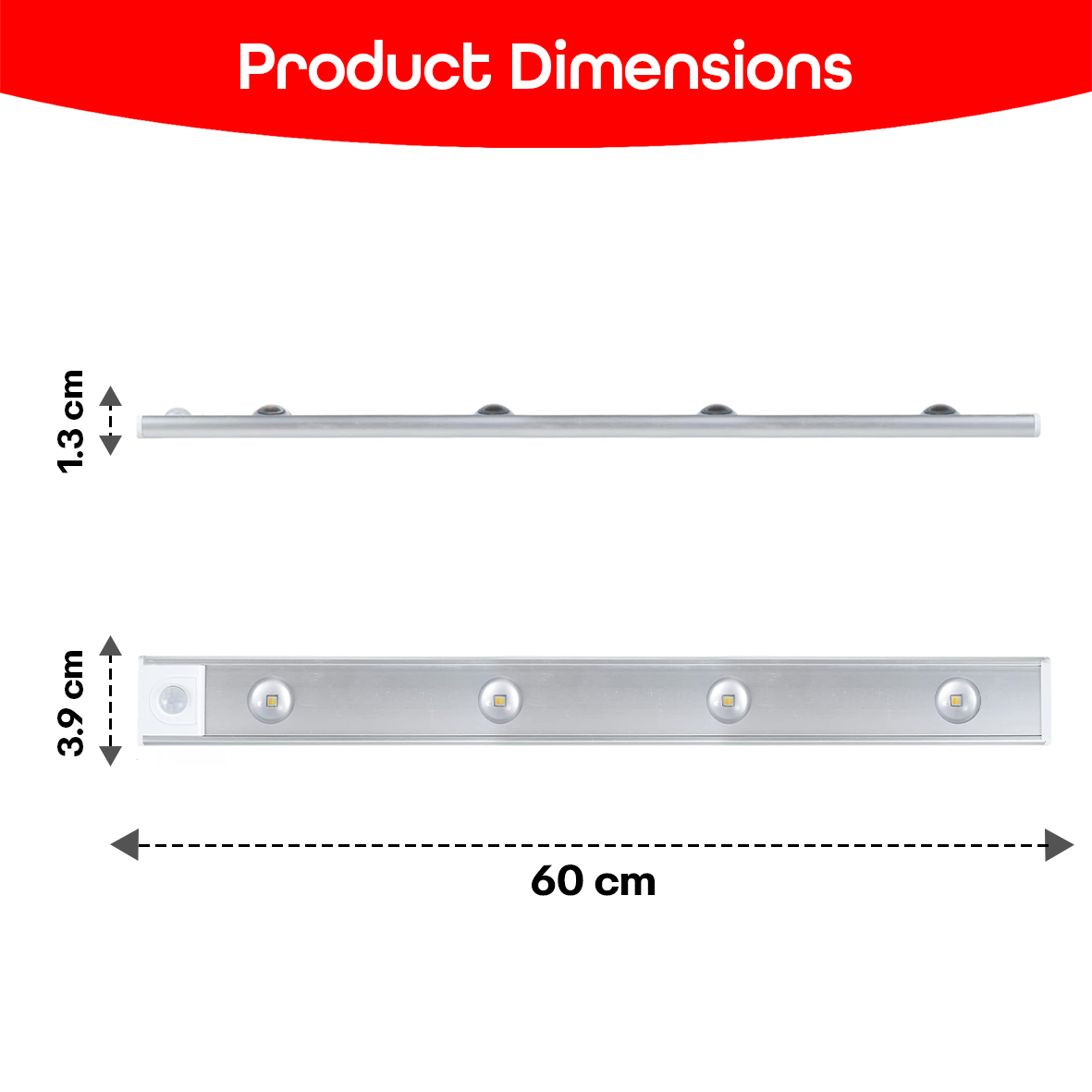 Prime Pick Acrylonitrile Butadiene Styrene Cabinet Light