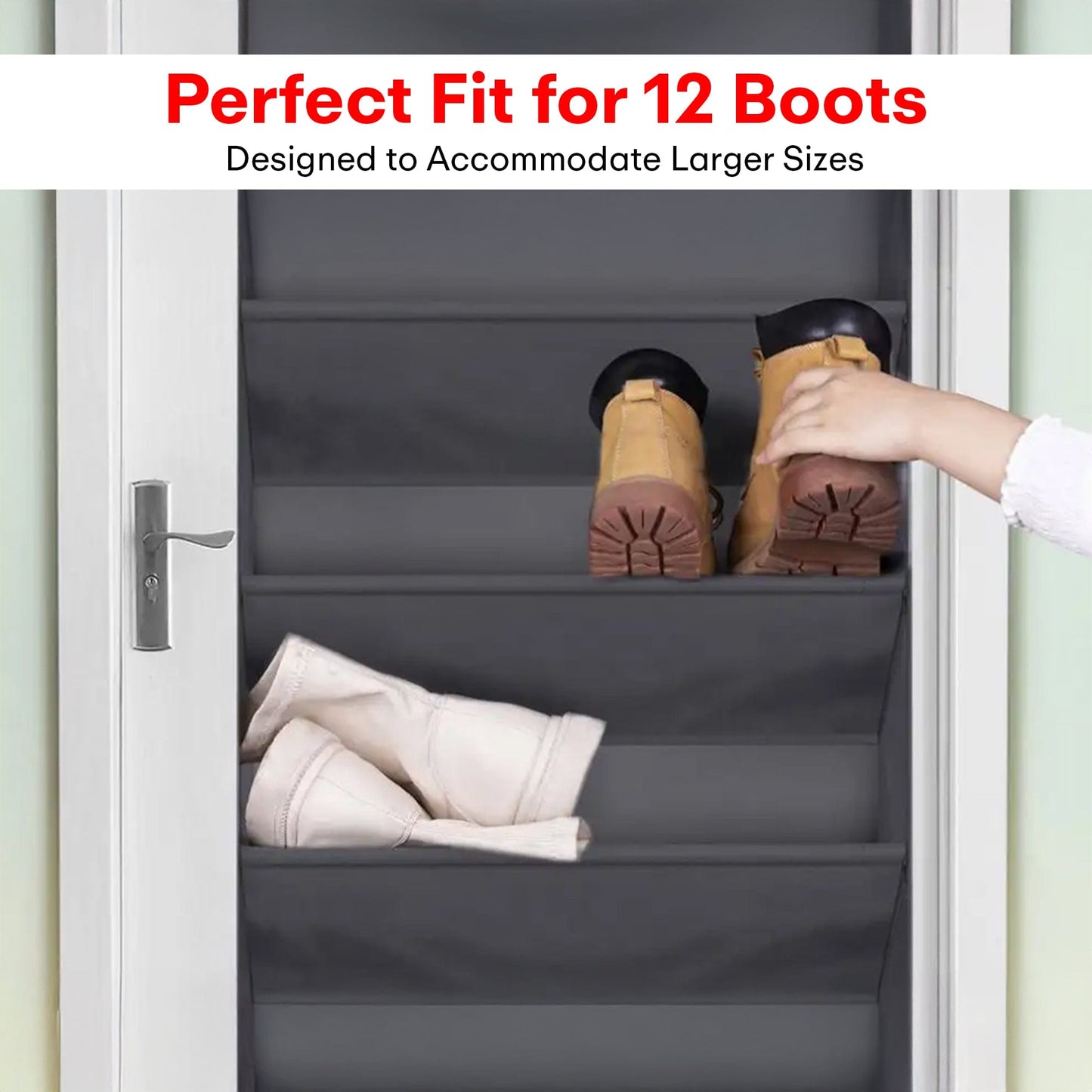 Prime Pick 6Layer Back Door Shoe Hanging Organizer