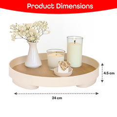 Prime Pick Wooden Round Tray