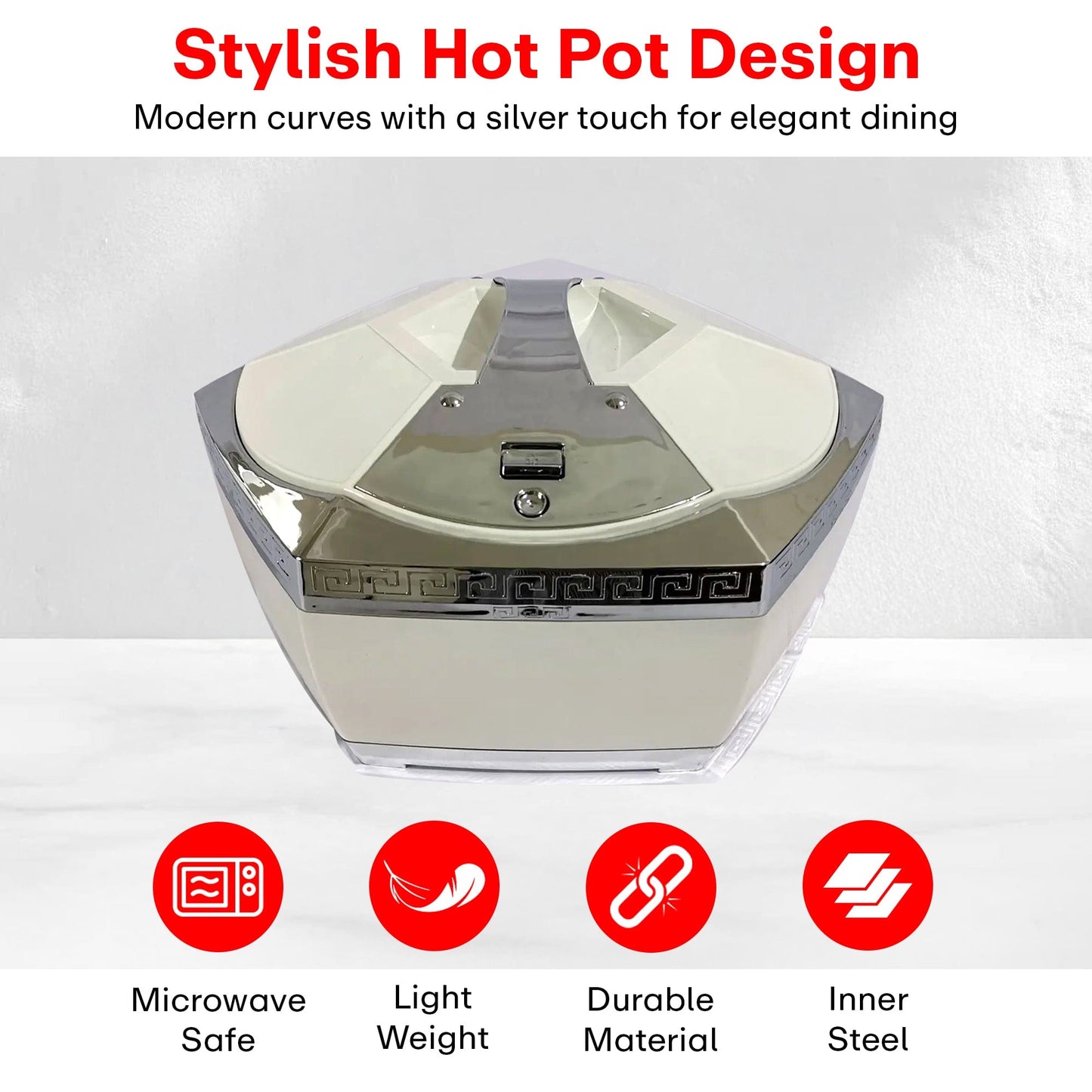 Prime Pick Luxury Hexa Casserole 5L