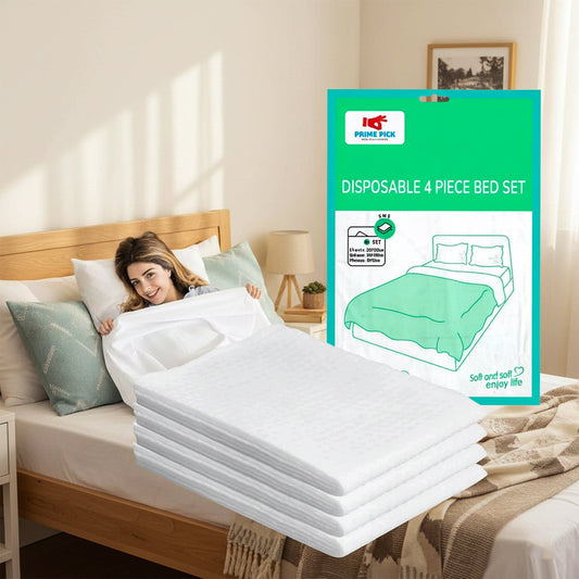 Prime Pick Cotton Solid Disposable Bed Sheet