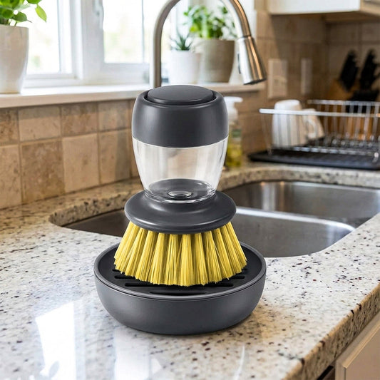 Prime Pick Soap Dispensing Palm Brush