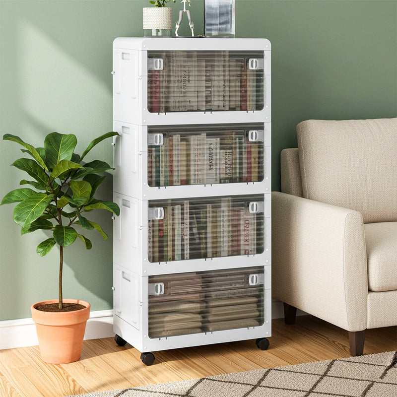 Prime Pick Stackable 4-Tiers Foldable Room Storage Organizer