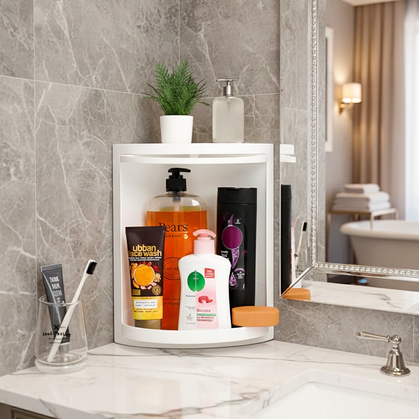 Prime Pick Bathroom Rotating  Shampoo Organizer