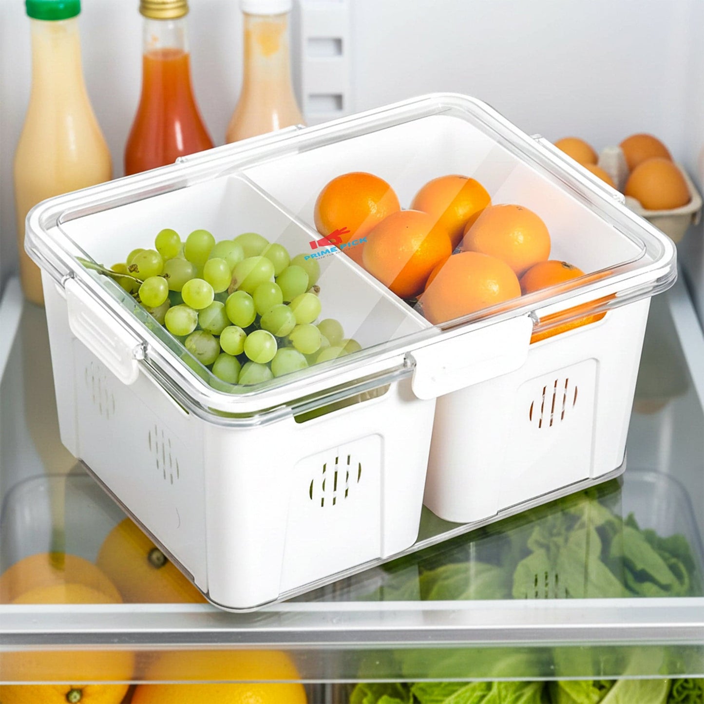 Prime Pick 2 Divider Organizer Box High