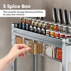 PRIME PICK Spice Kitchen Rack Organizer