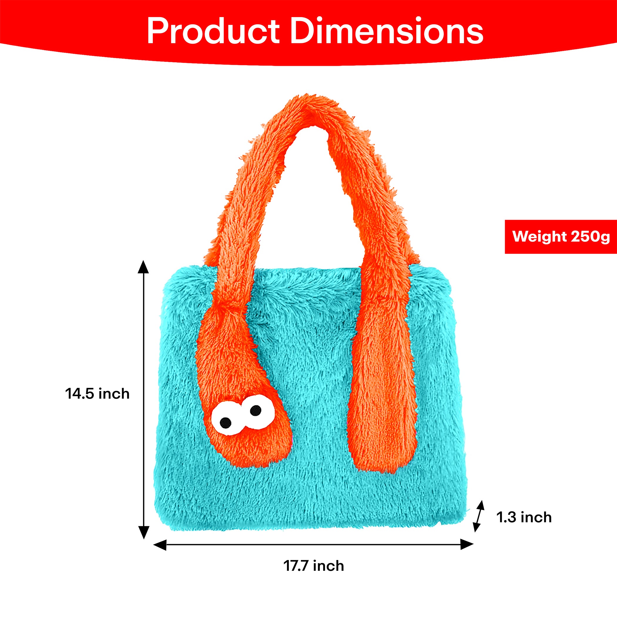 Prime Pick Terry Fur Shopper Bag