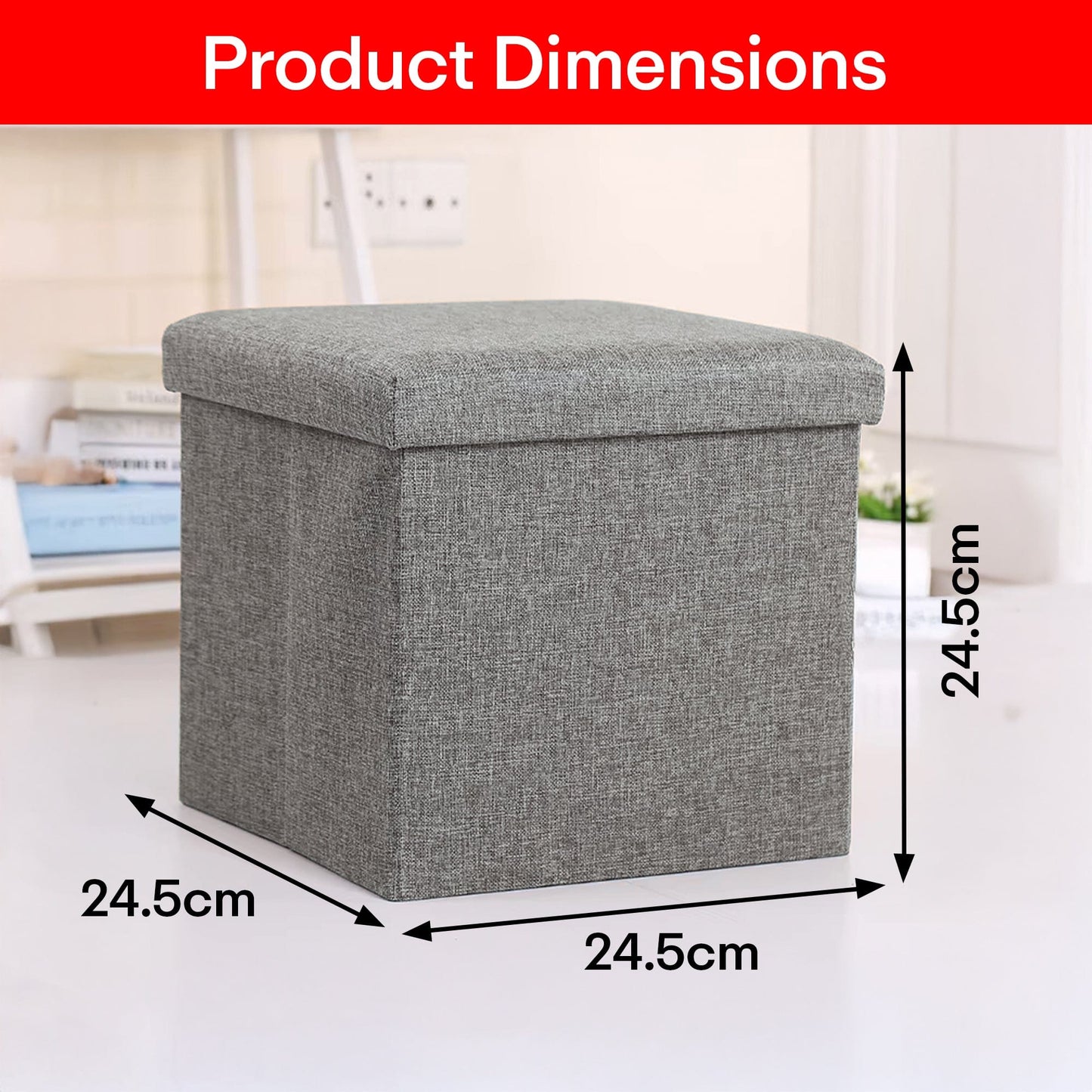 Prime Pick Hessian Storage Stool