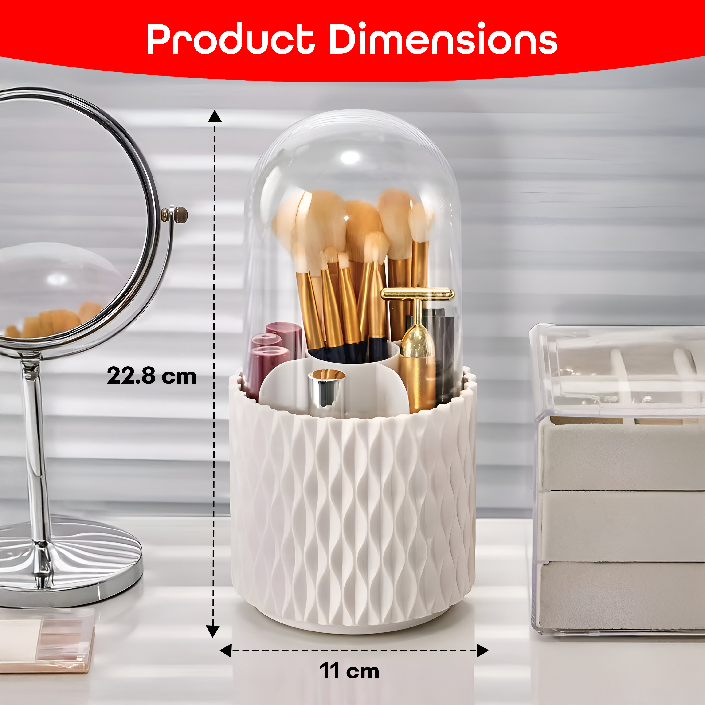 Prime Pick Makeup Brush Holder