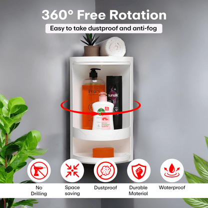 Prime Pick Bathroom Rotating  Shampoo Organizer