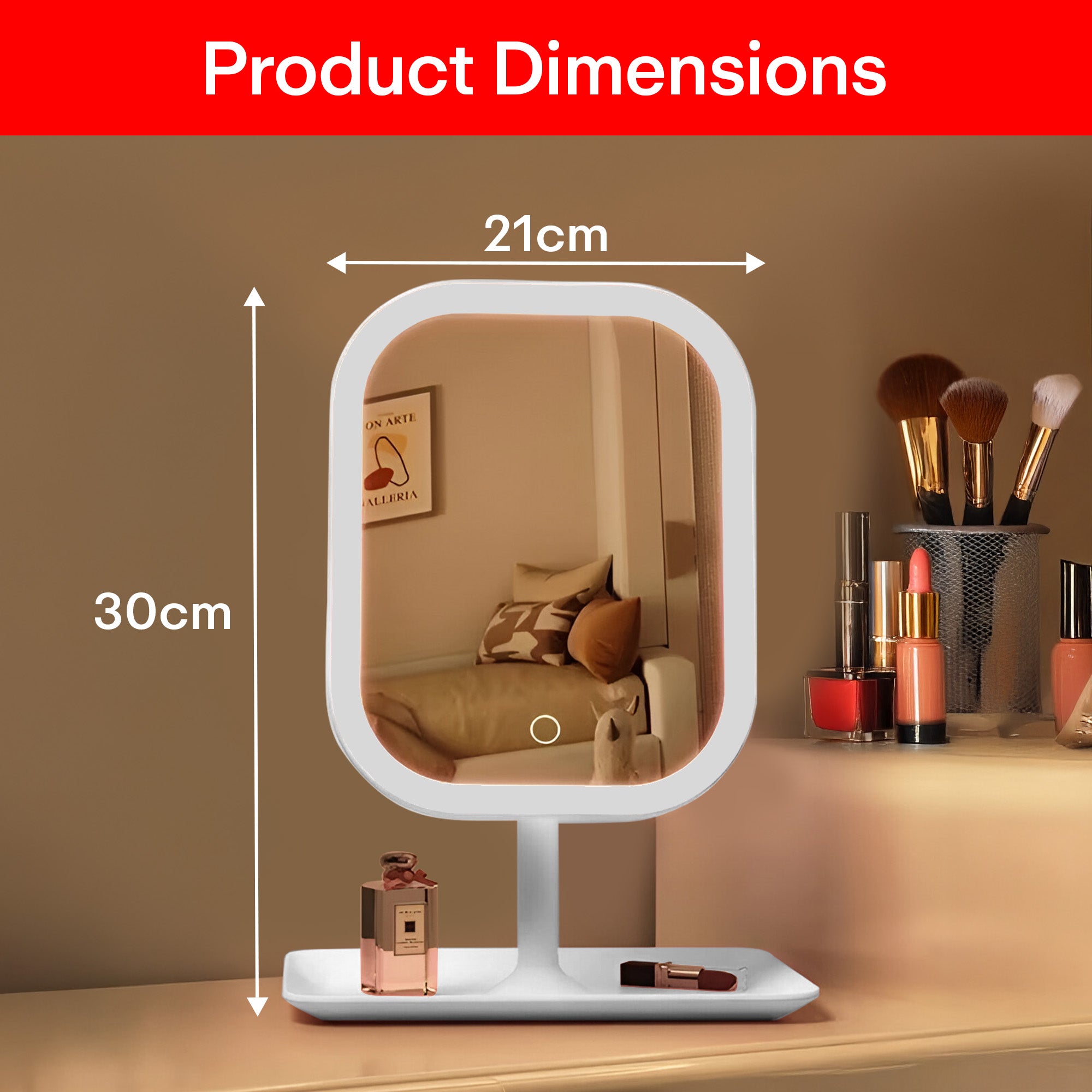 Prime Pick Non-LED Makeup Mirror