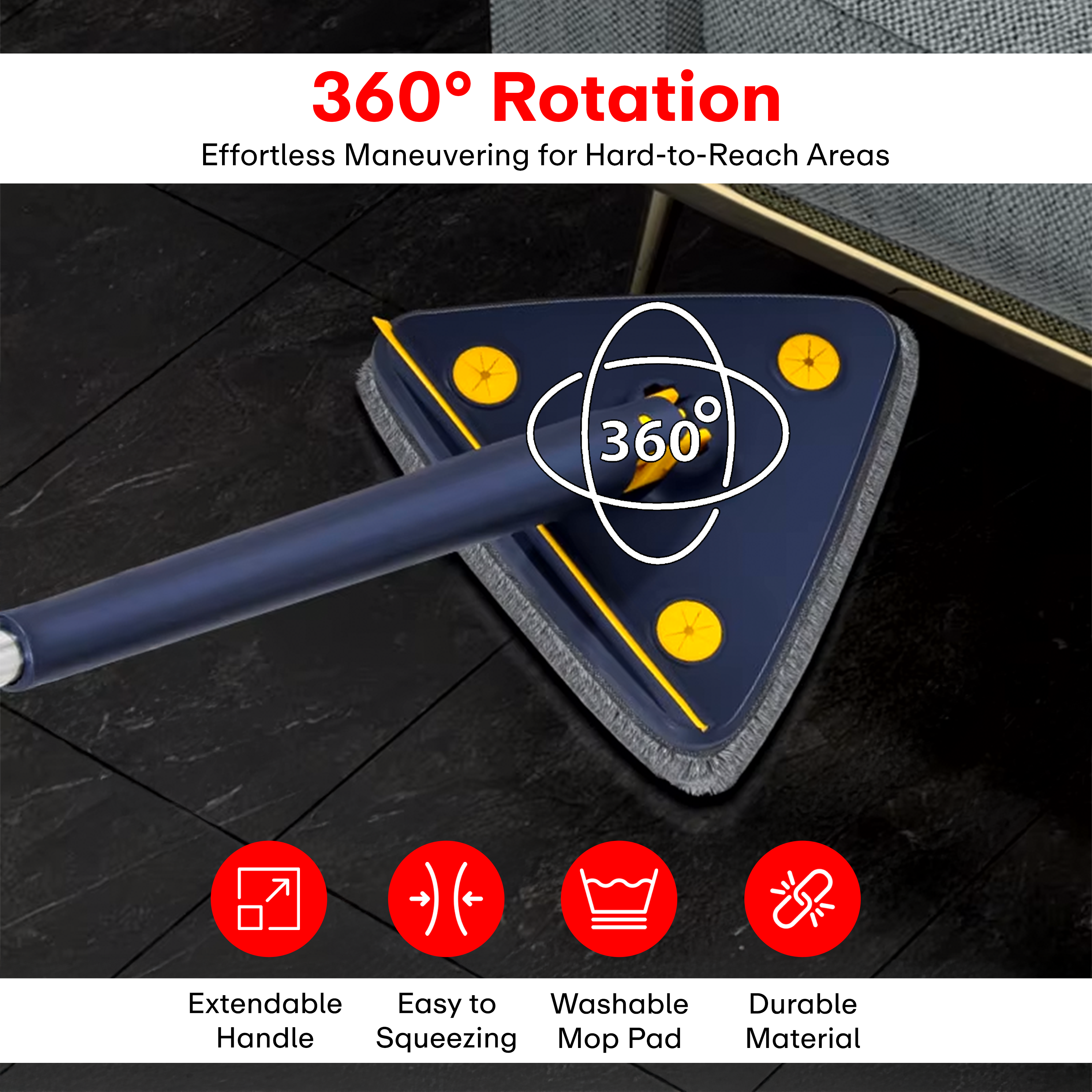 Prime Pick 360° Rotatable Mop