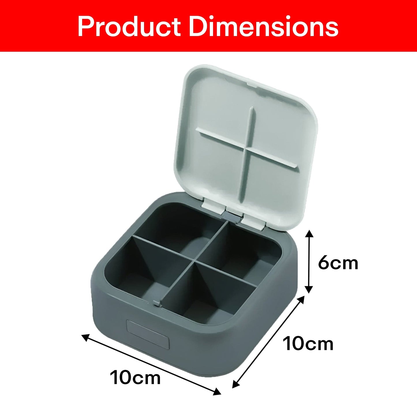 Prime Pick Pill Medicine Organizer – Set of 2