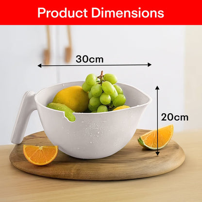 Prime Pick Vegetable/Fruit/Rice Wash Drain Basket – 2000ml