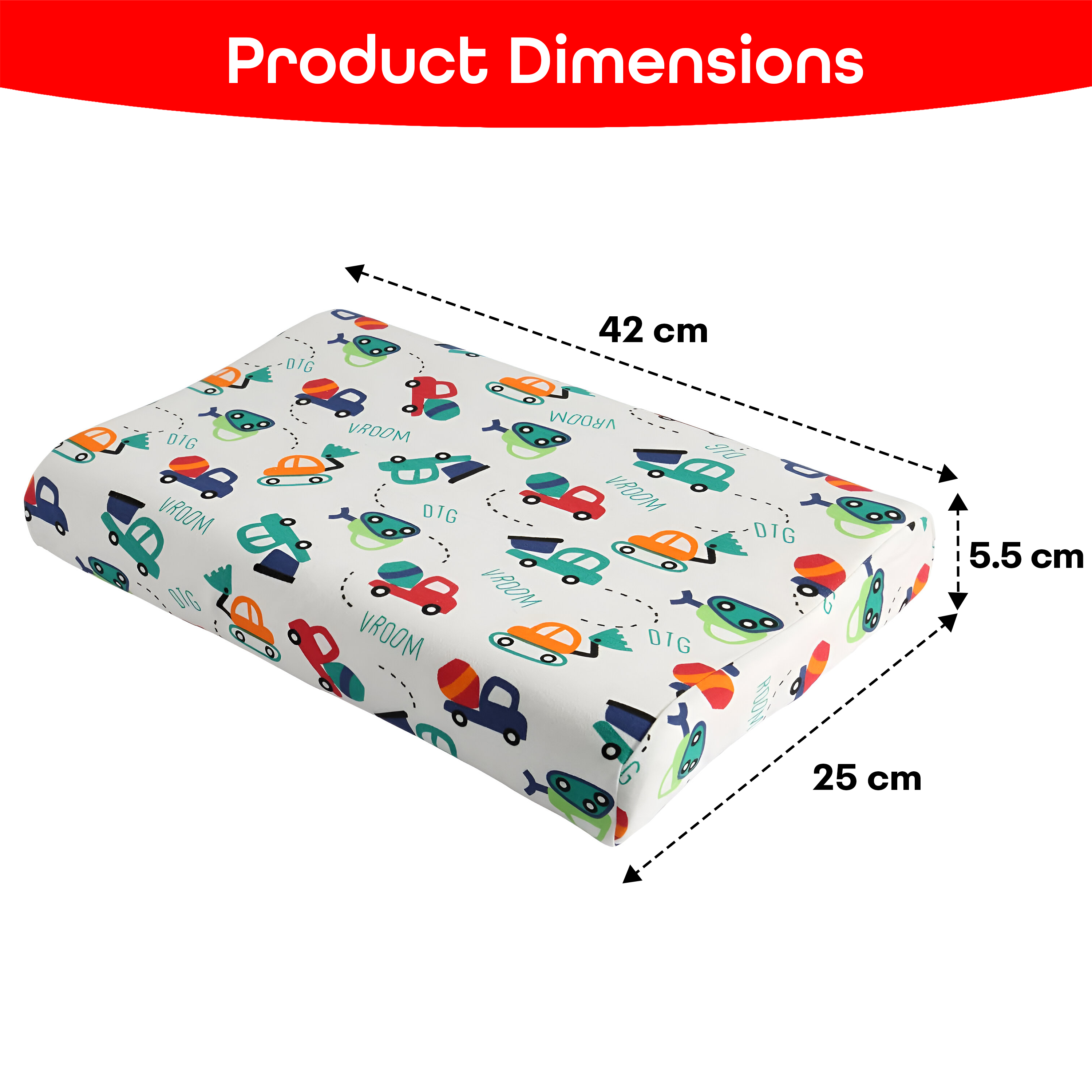 Prime Pick Memory Foam Pillow For Child (Kids)