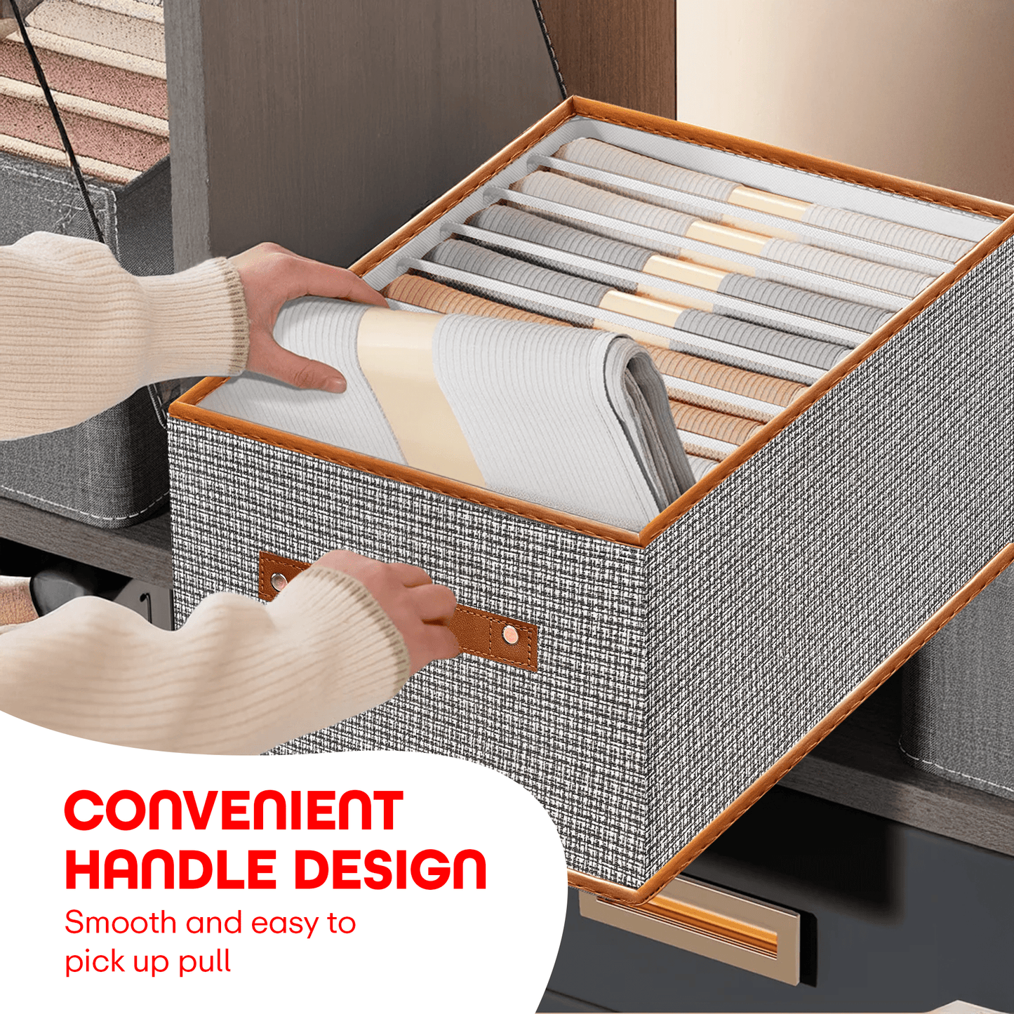 Prime Pick 7-Layer Foldable Cloth Organizer With Metal Frame