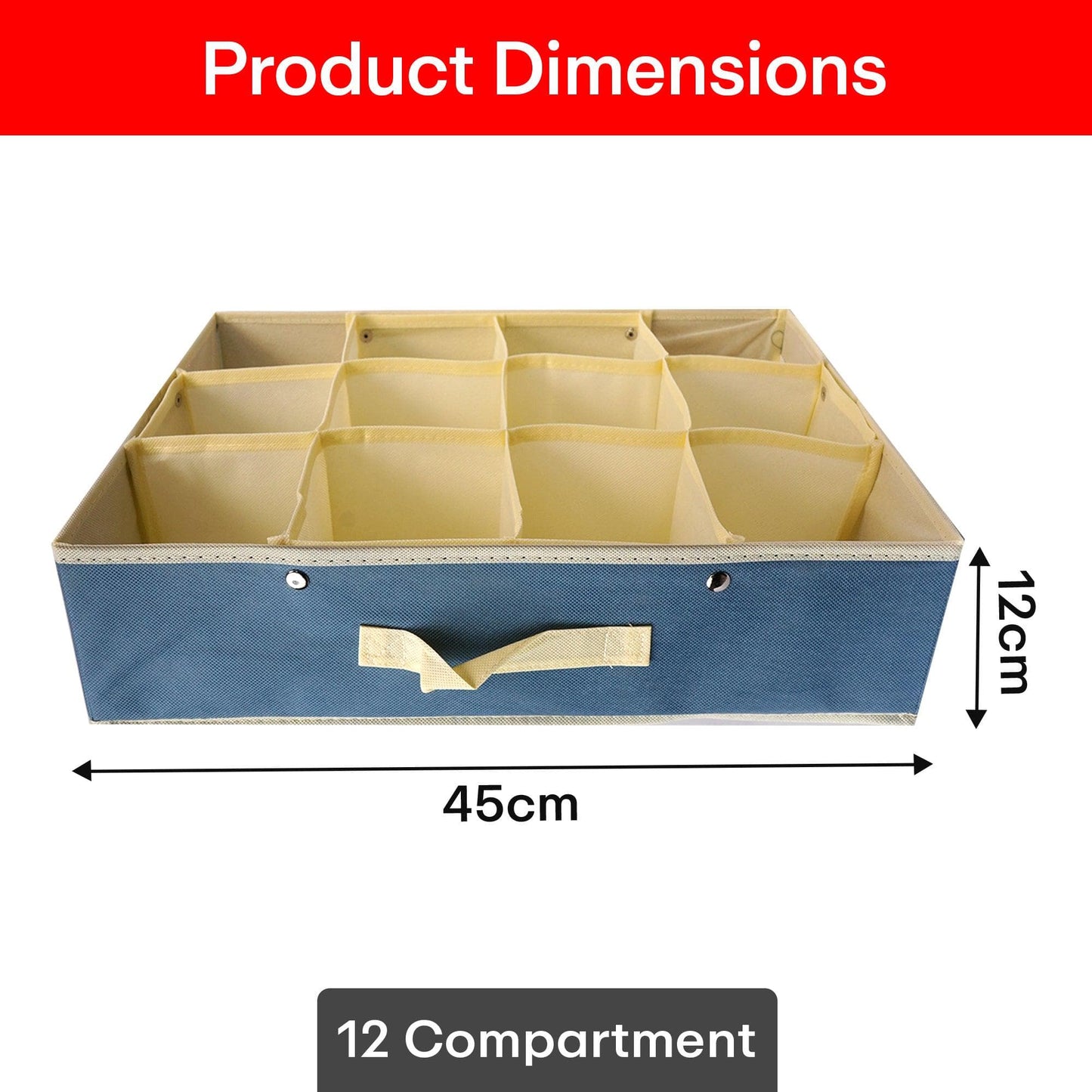 Prime Pick 12 Compartments Organizer