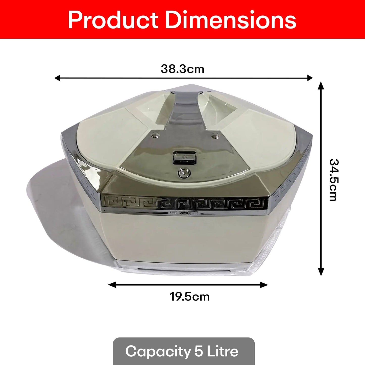Prime Pick Luxury Hexa Casserole 5L