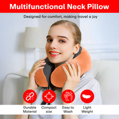 Prime Pick Extra Soft Memory Foam Travel Neck Pillow