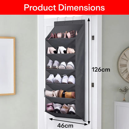 Prime Pick 6Layer Back Door Shoe Hanging Organizer