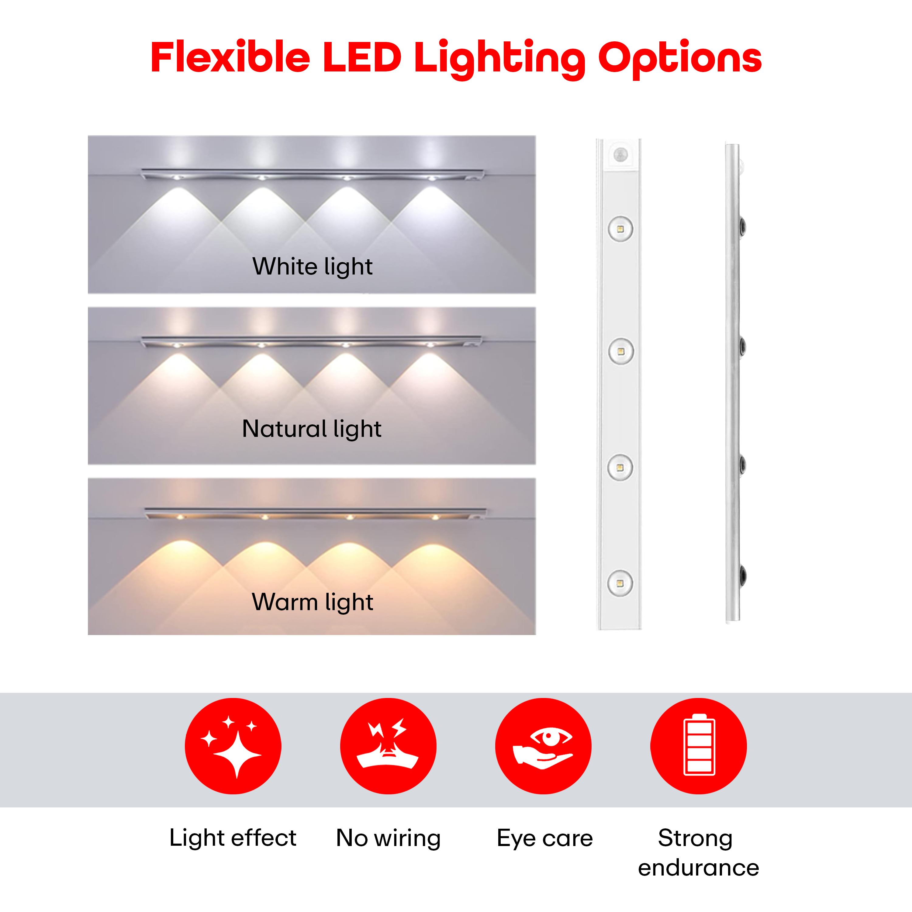 Prime Pick Acrylonitrile Butadiene Styrene Cabinet Light