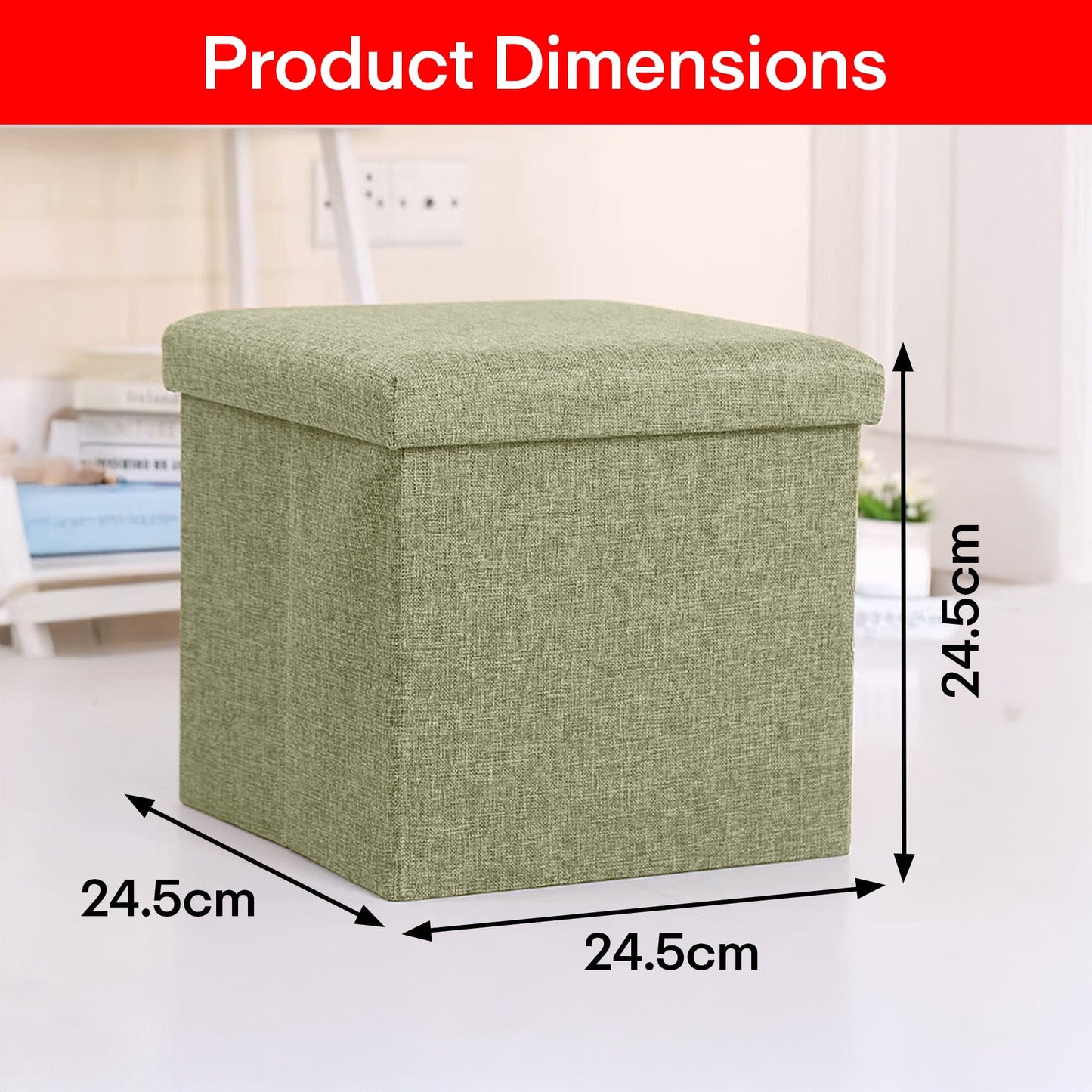 Prime Pick Hessian Storage Stool