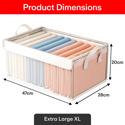 Prime Pick Storage Box Zip Cloth Organizer