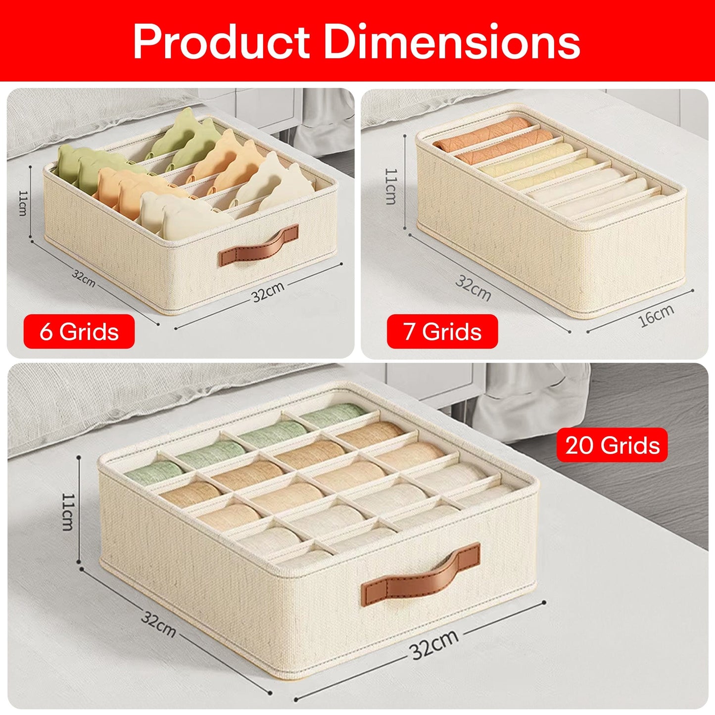 Prime Pick Xl Wardrobe Closet Organizer For Clothes Storage Set Of 3