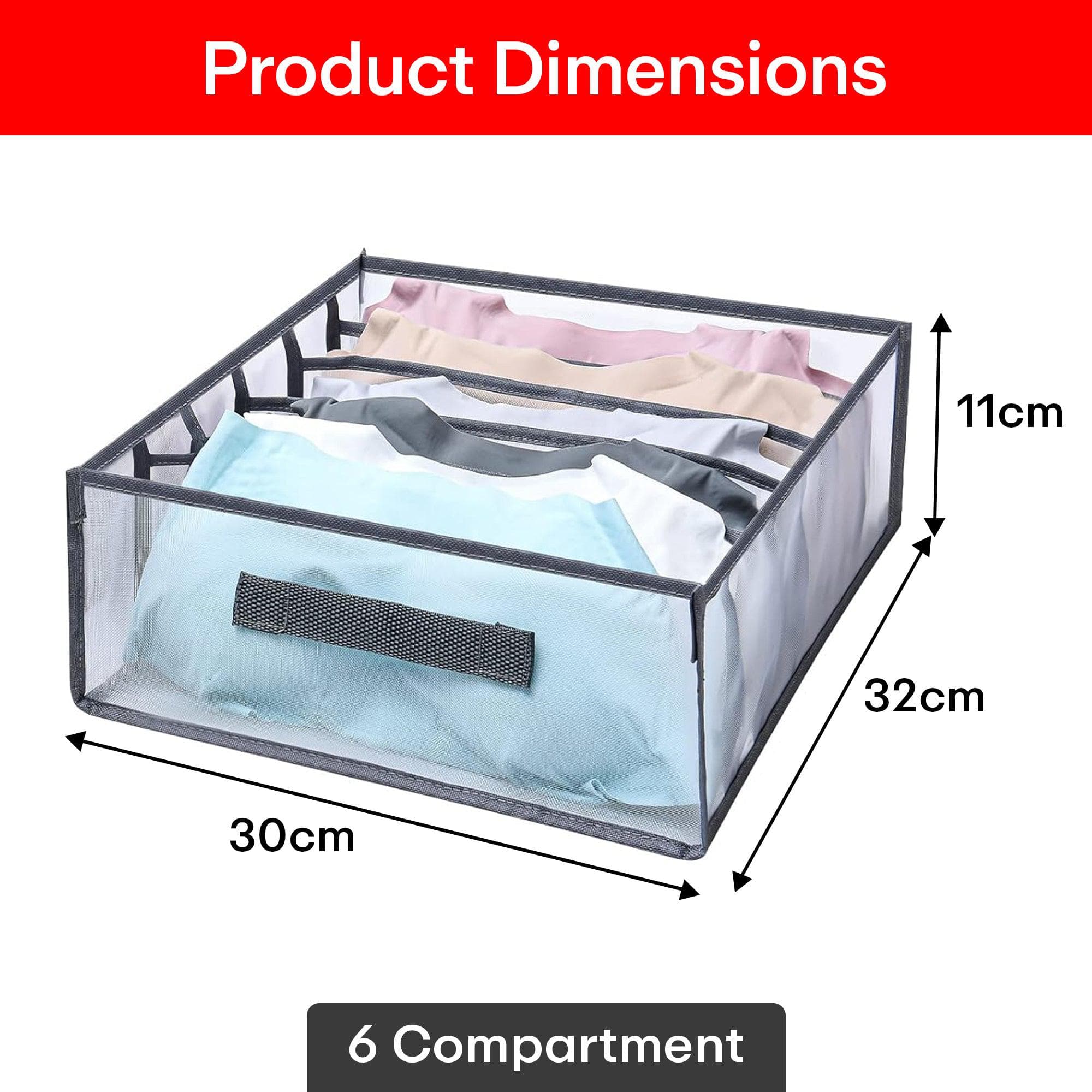 Prime Pick 6-Compartment Mesh Organizer FS-6544