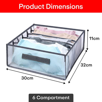 Prime Pick 6-Compartment Mesh Organizer FS-6544