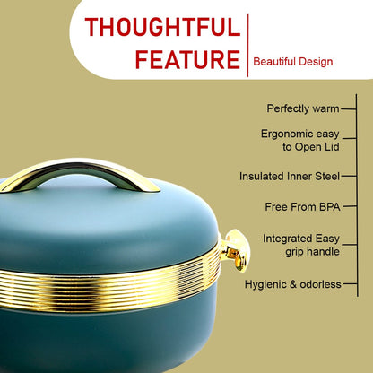 Prime Pick Elegant Matte Insulated Casserole Set of 3 (3.5L+2L+1L)