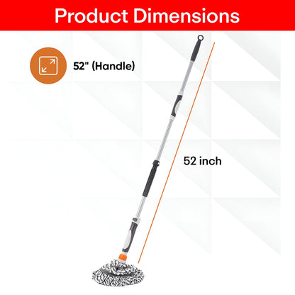 Prime Pick Self Wringing Microfiber Twist Mop Telescopic Handle