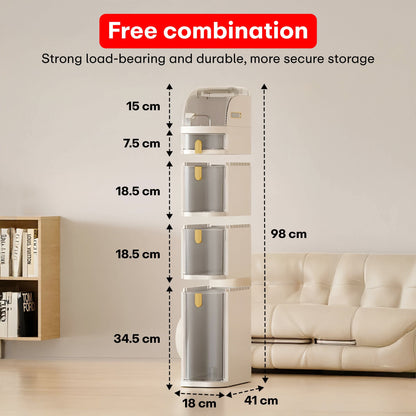 Prime Pick 4-Tiers Slim Bathroom Storage Organizer