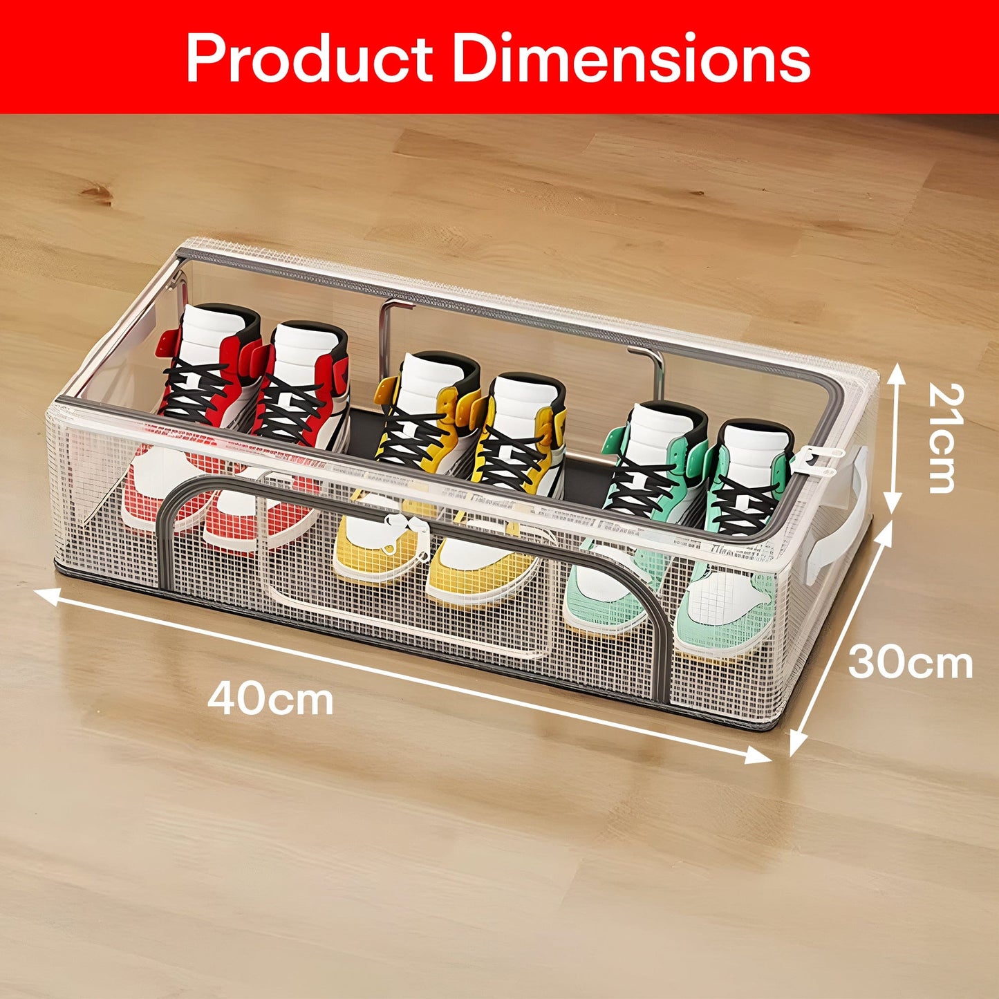 Prime Pick Shoes Storage Organizer Medium